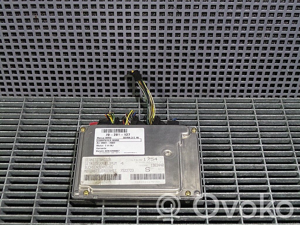 BMW 3 E46 Engine control unit/module 