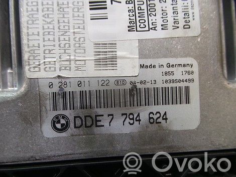 BMW 3 E46 Centralina/modulo del motore