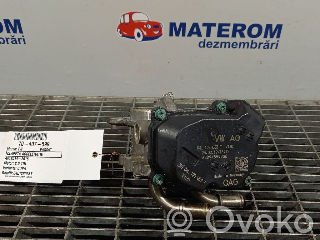 Volkswagen PASSAT B8 Valvola corpo farfallato
