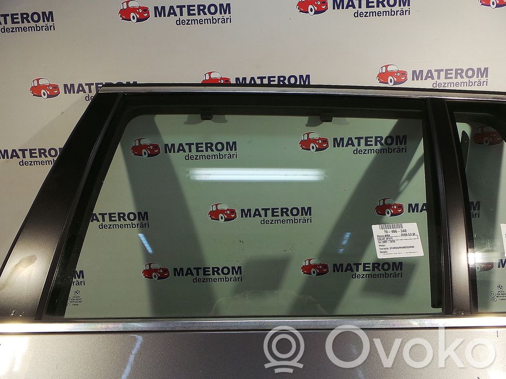 BMW 5 E60 E61 Rear door window glass 