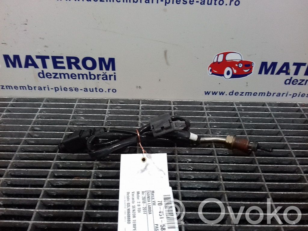 Volkswagen PASSAT B7 Sensore della sonda Lambda
