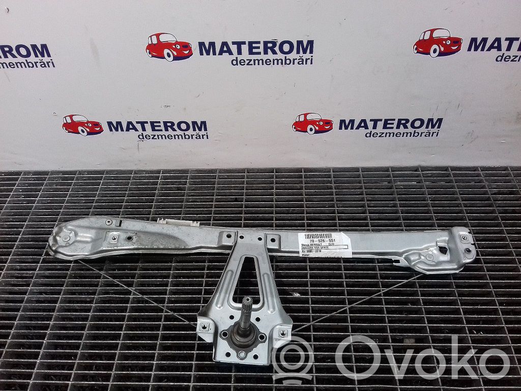 Renault Clio III Alzacristalli della portiera posteriore con motorino 