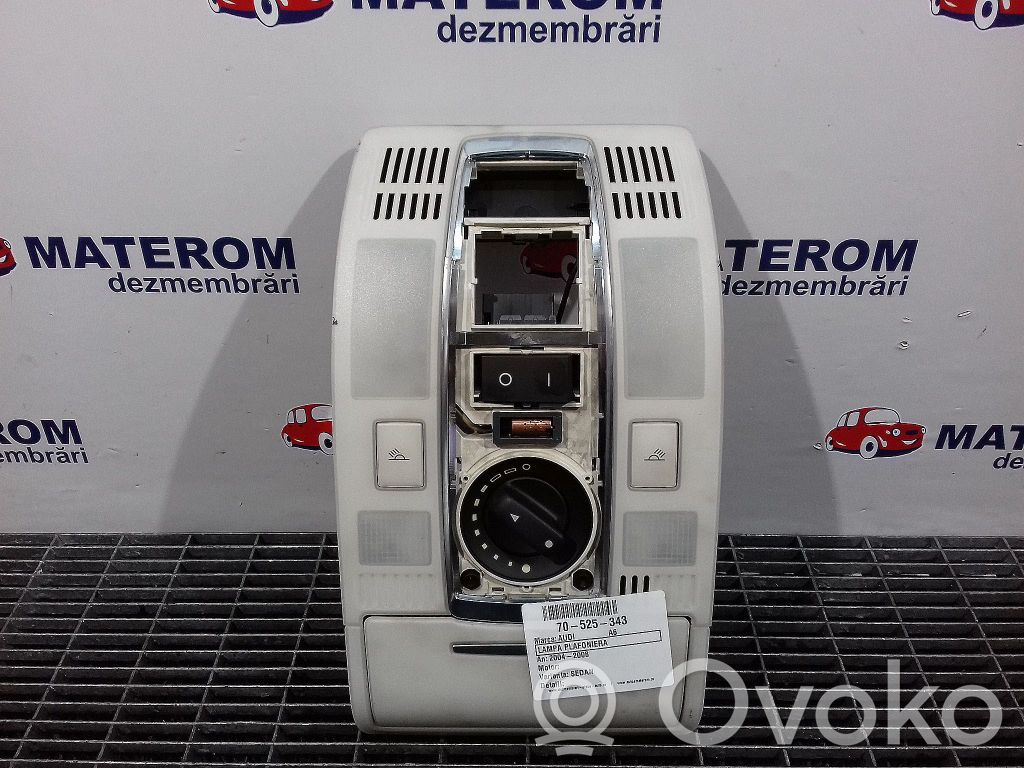 Audi A6 S6 C6 4F Éclairage lumière plafonnier avant