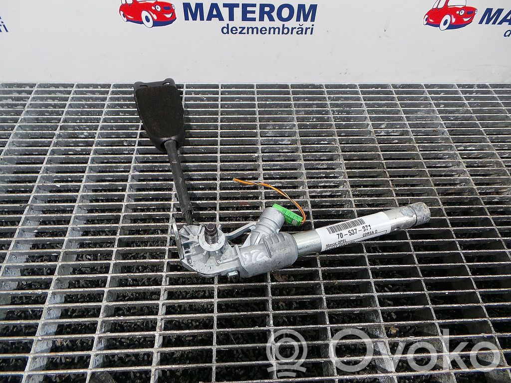 Opel Corsa D Hebilla del cinturón delantero 