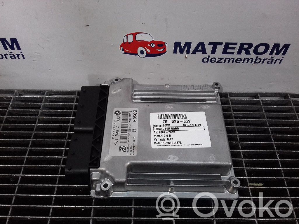 BMW 5 E60 E61 Centralina/modulo del motore 