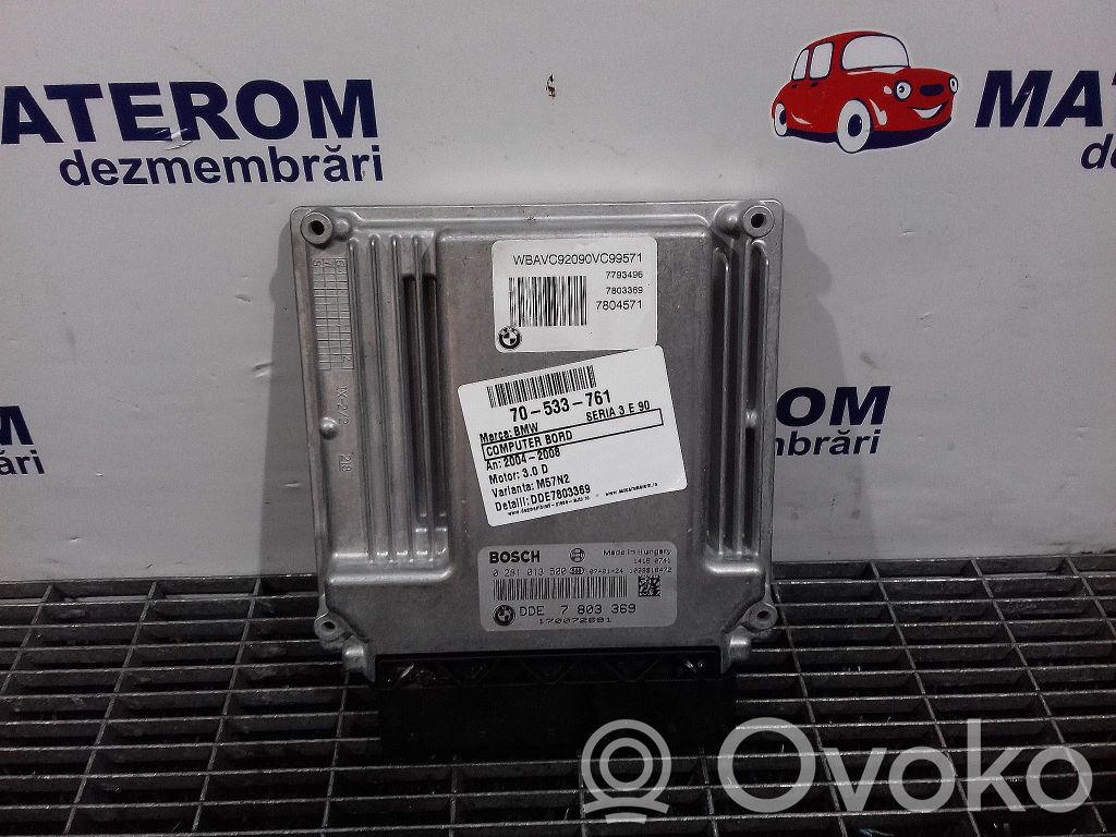 BMW 3 E90 E91 Moottorin ohjainlaite/moduuli 