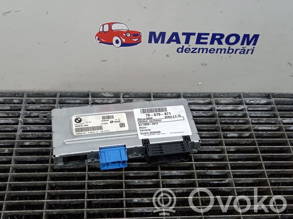 BMW 5 F10 F11 Gateway control module 