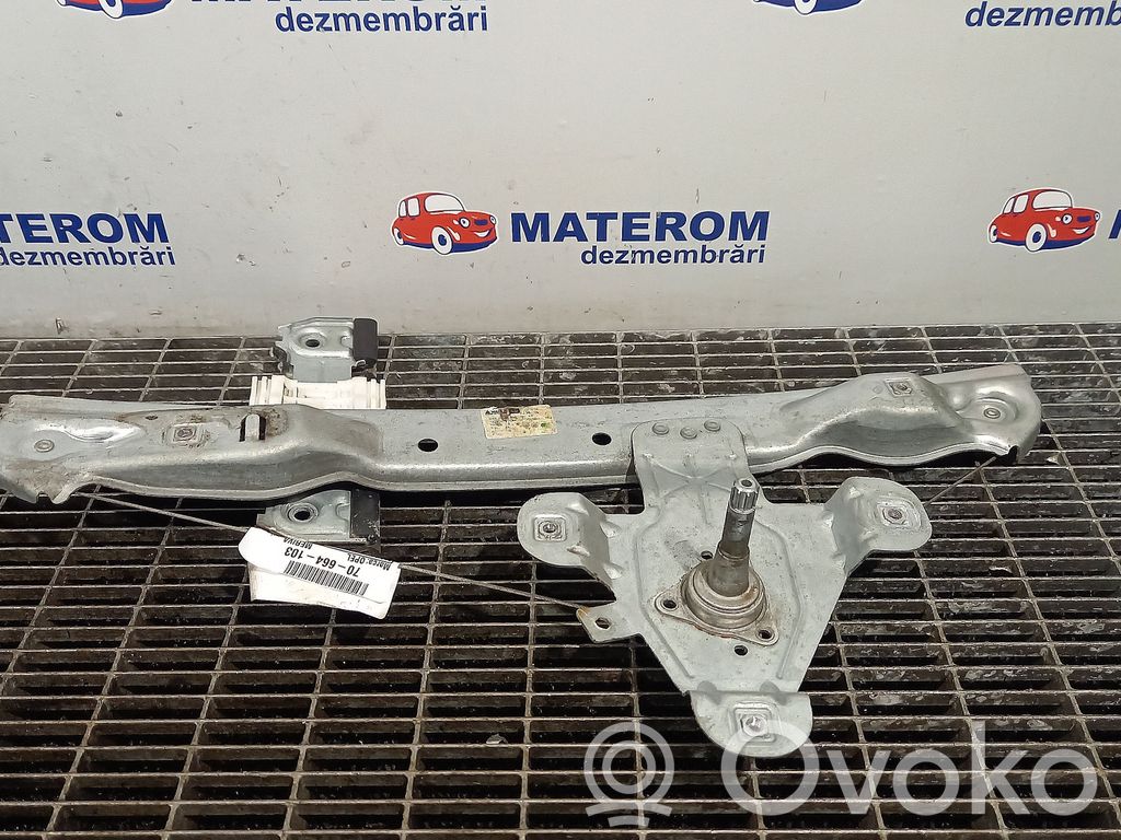 Opel Meriva B Regulador de puerta trasera con motor 