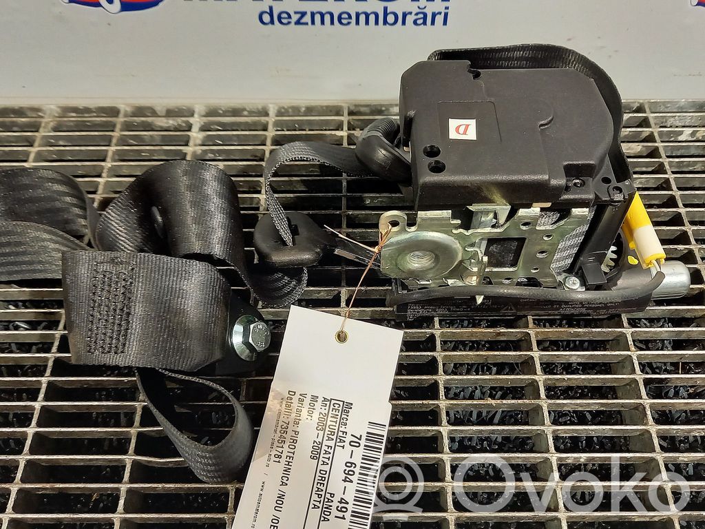 Pas bezpieczeństwa fotela przedniego   735451781