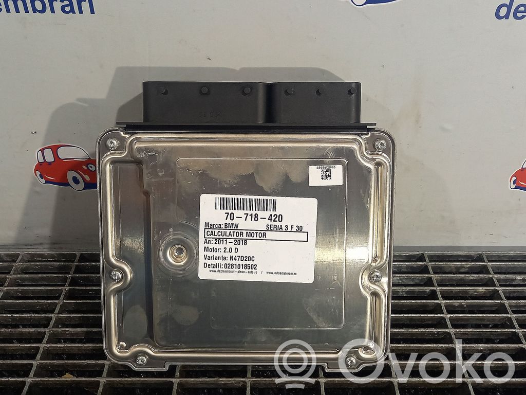 BMW 3 F30 F35 F31 Centralina/modulo del motore 