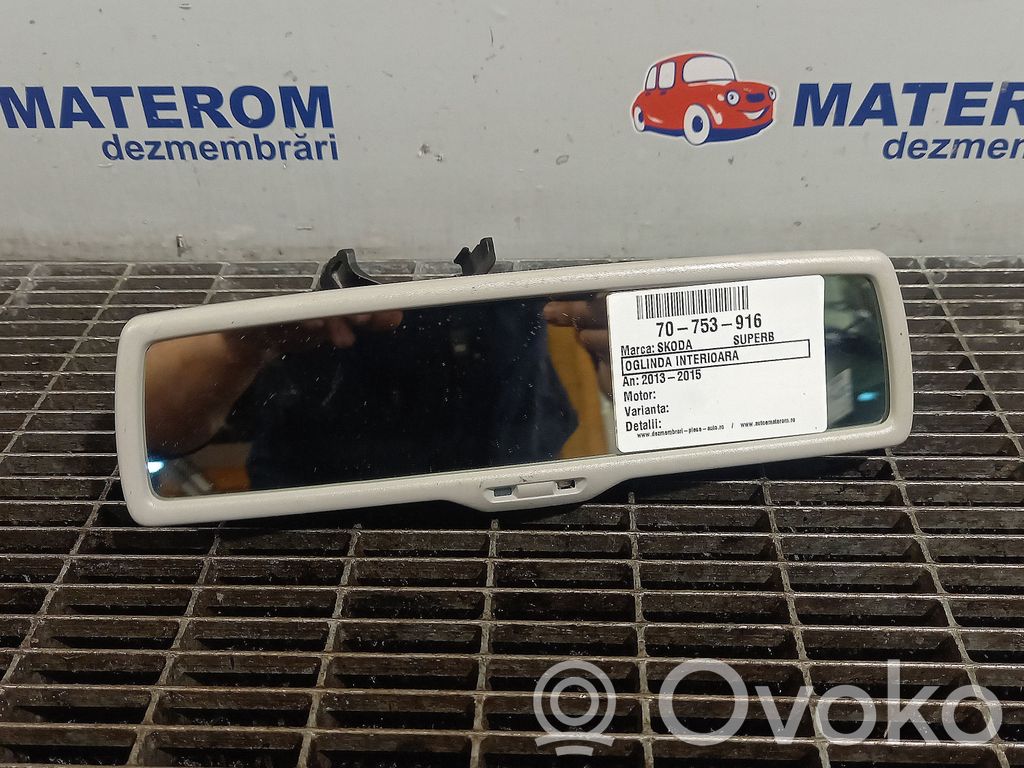 Skoda Superb B6 (3T) Specchietto retrovisore (interno)