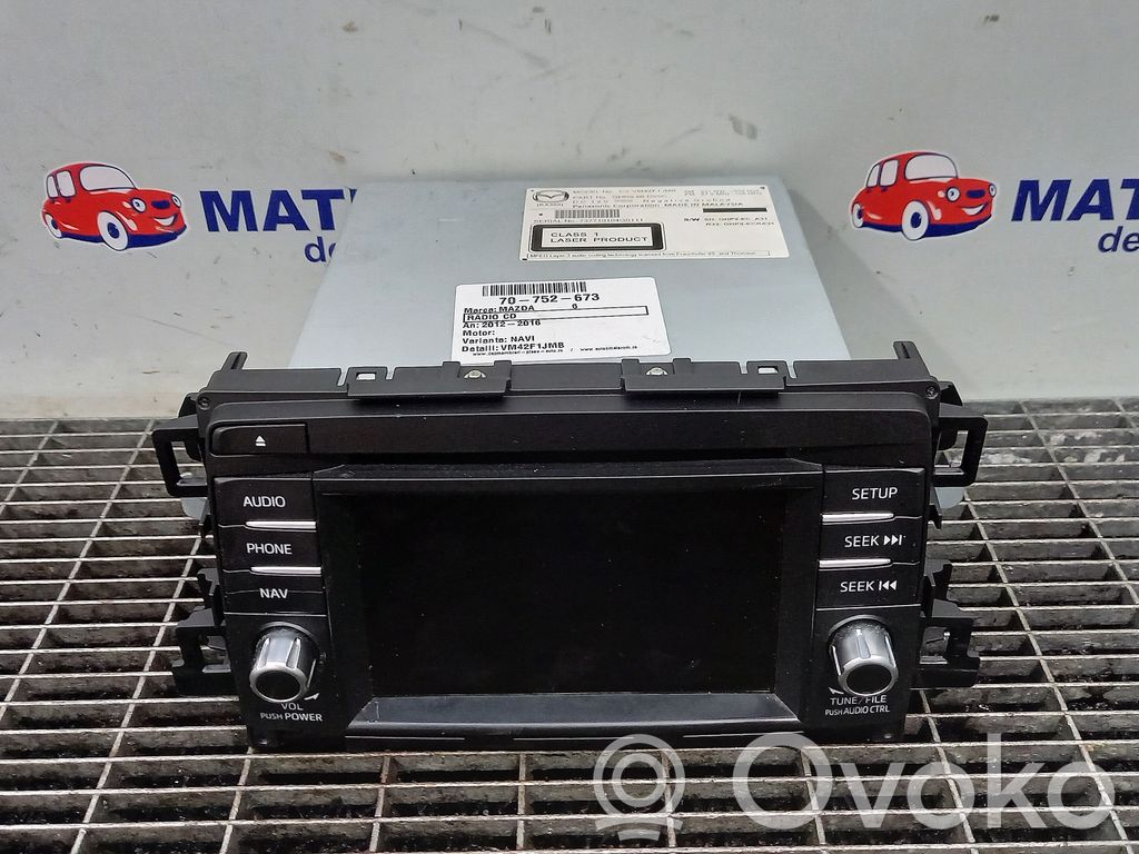 Mazda 6 Unitate principală radio/CD/DVD/GPS 