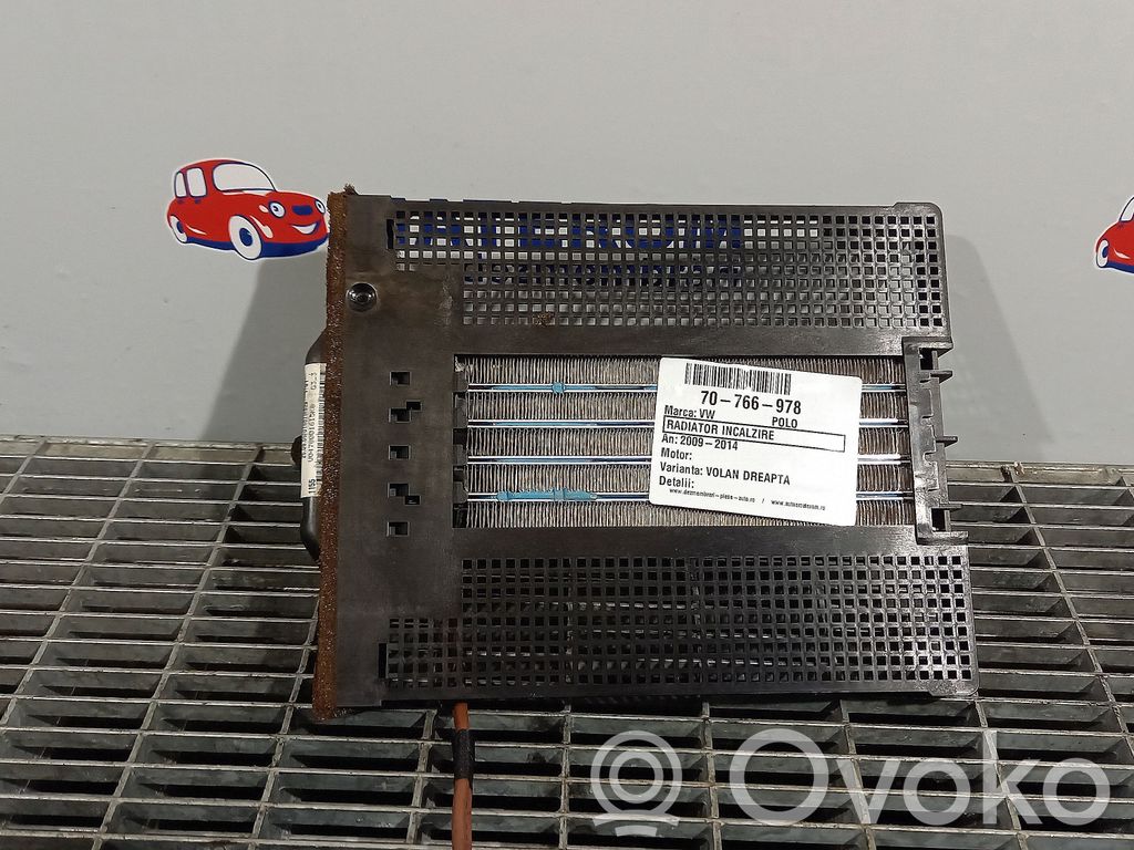 Volkswagen Polo V 6R Radiatore riscaldamento abitacolo 