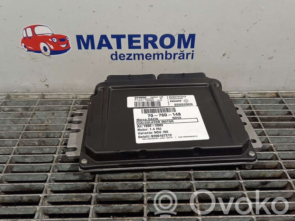 Unidad de control/módulo del motor   8200107212
