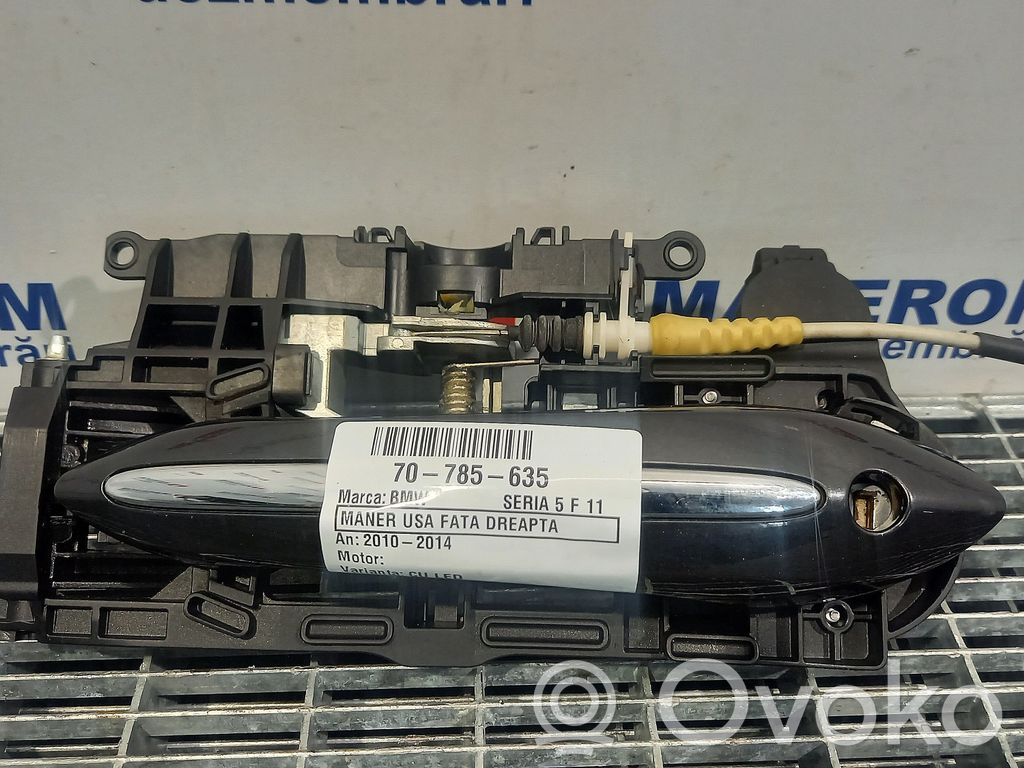 BMW 5 F10 F11 Klamka zewnętrzna drzwi przednich 