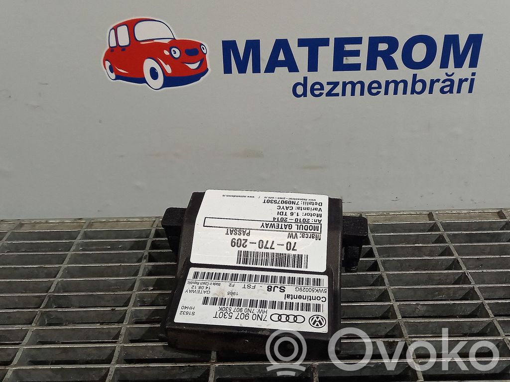 Volkswagen PASSAT B7 Módulo de control Gateway 