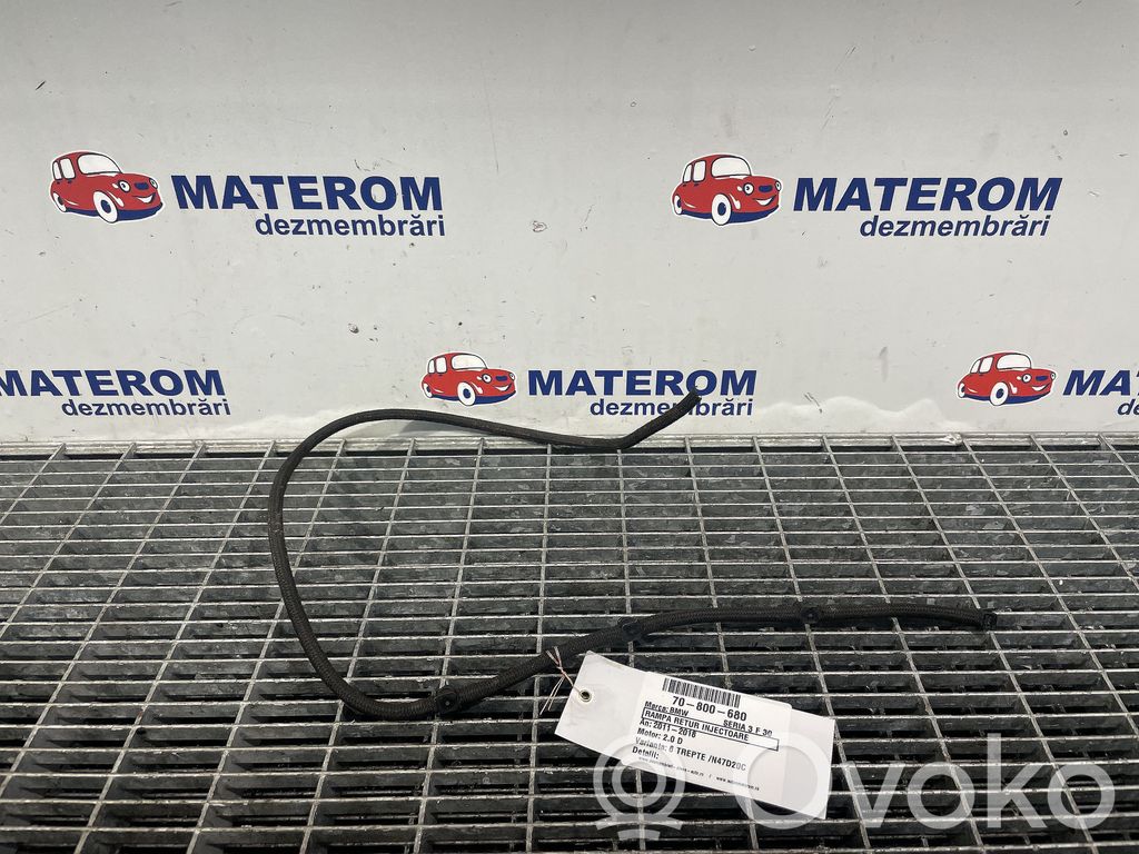 BMW 3 F30 F35 F31 Fuel return line/hose 