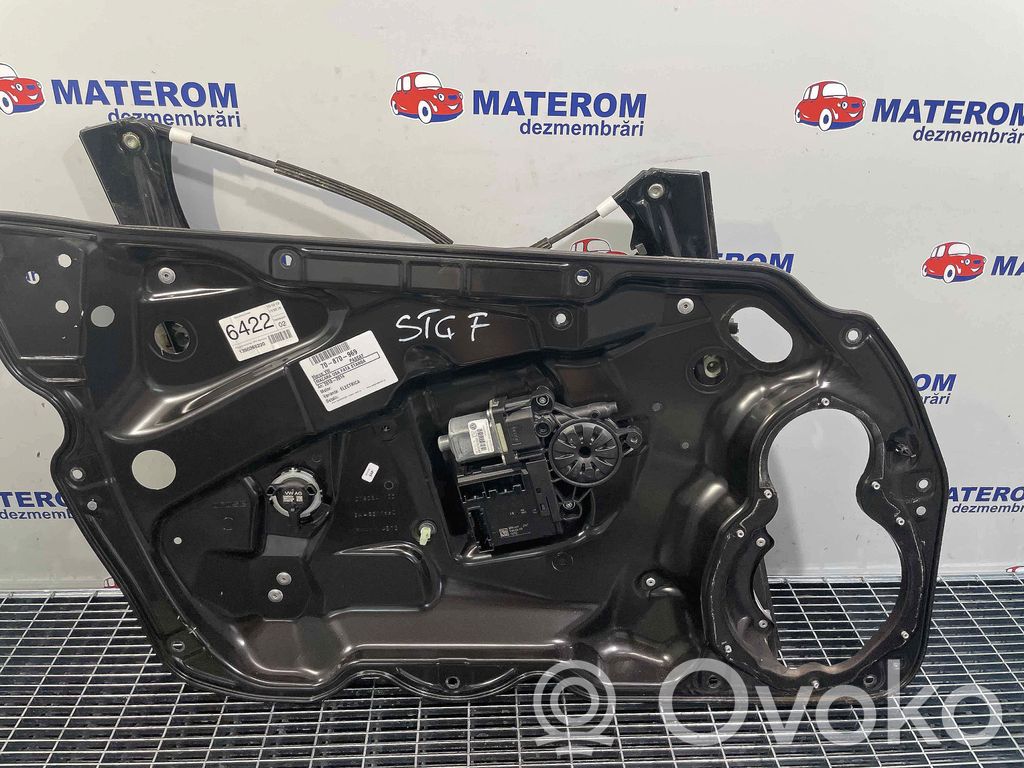 Volkswagen PASSAT B7 Etuoven ikkunan nostin moottorilla 