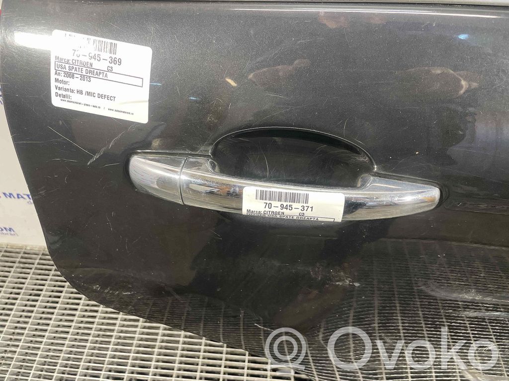 Citroen C3 Manecilla externa puerta trasera 