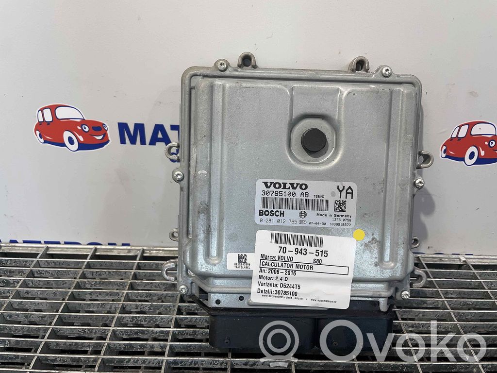Volvo S80 Unitate/modul de control motor 