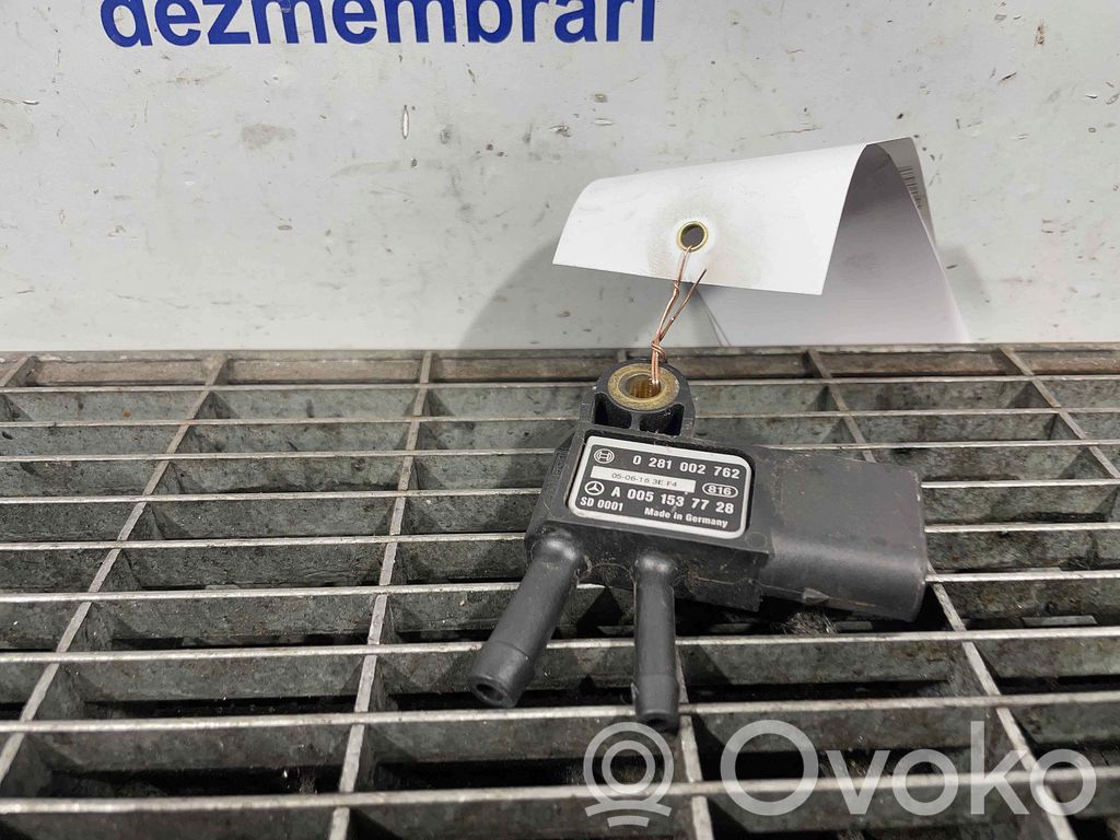 Mercedes-Benz A W169 Senzor presiune gaze evacuare 