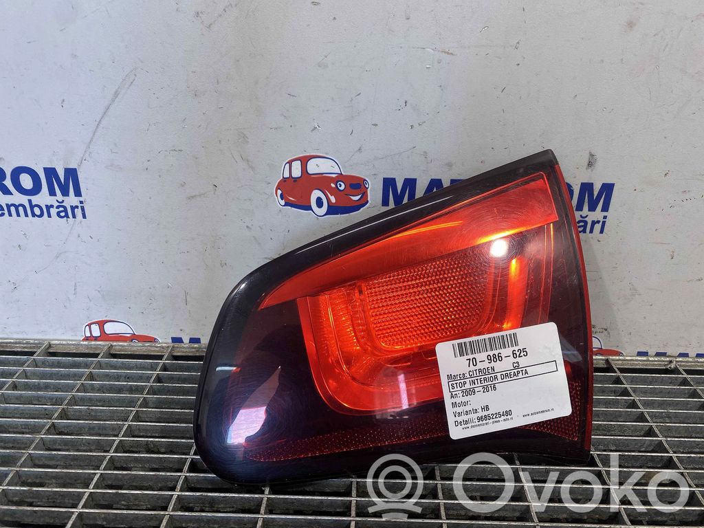 Citroen C3 Feux arrière sur hayon