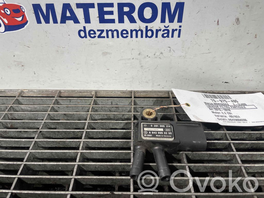 Mercedes-Benz E W212 Sensore di pressione dei gas di scarico
