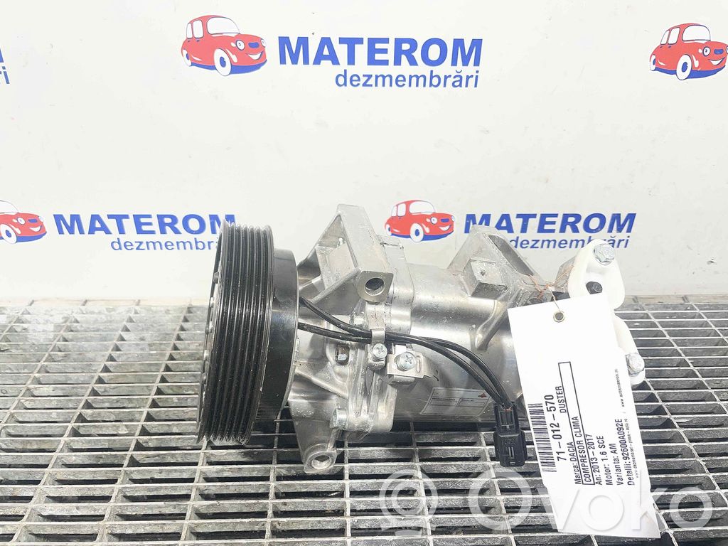 Klimakompressor Pumpe   92600A092E