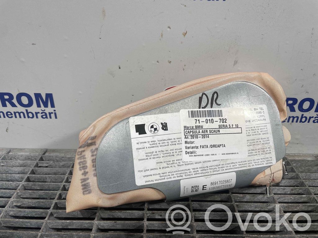 BMW 5 F10 F11 Airbag del asiento 