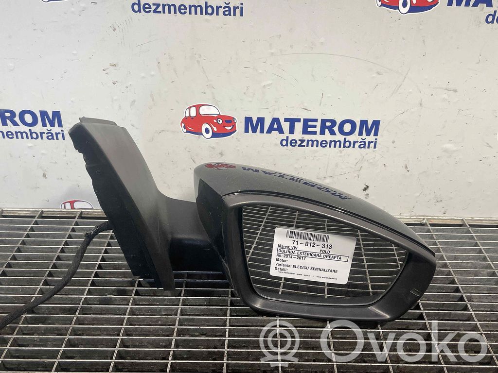Volkswagen Polo V 6R Elektryczne lusterko boczne drzwi przednich 
