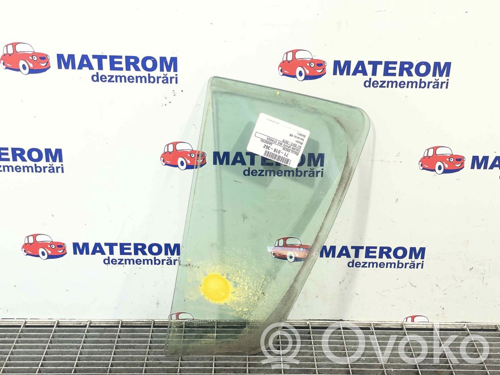 Dacia Sandero II Rear door window glass 