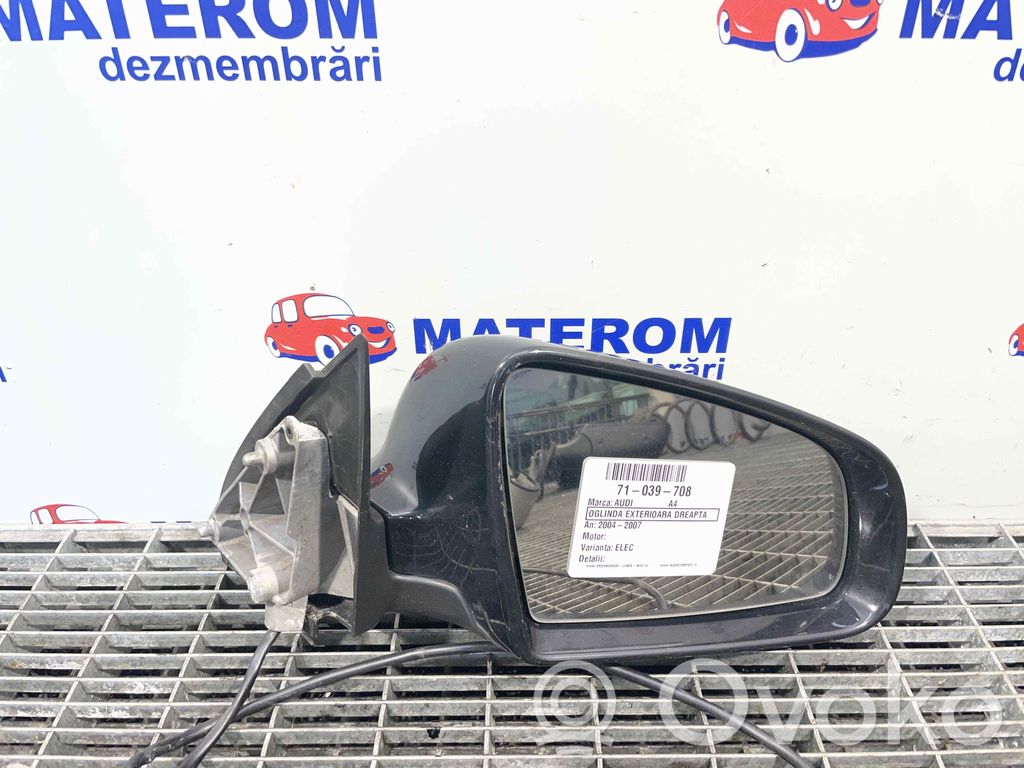 Audi A4 S4 B7 8E 8H Oglindă electrică ușă față 