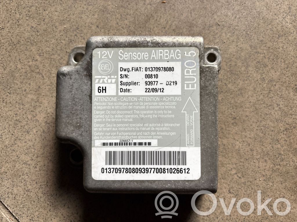 Peugeot Boxer Airbag control unit/module 