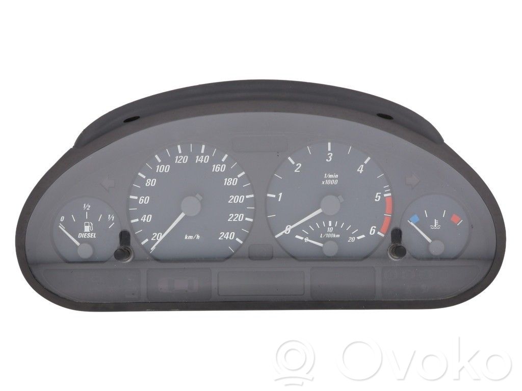 BMW 3 E46 Spidometrs (instrumentu panelī) 