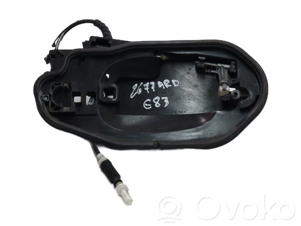 BMW X3 E83 Manecilla/asa externa de la puerta trasera 