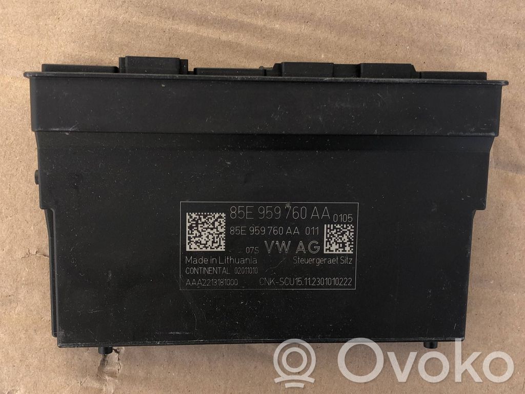 Seat control module   85E959760AA