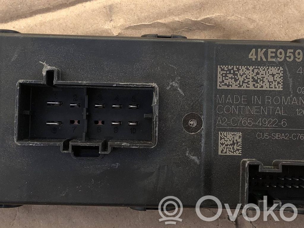 Tailgate/trunk control unit/module   4KE959107D