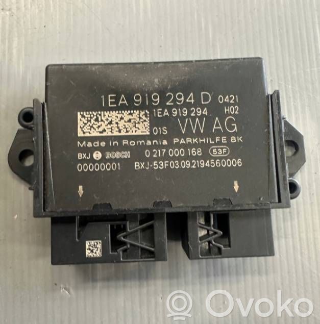 Volkswagen ID.3 Pysäköintitutkan (PCD) ohjainlaite/moduuli 