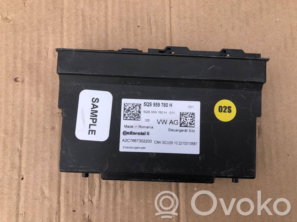Cupra Formentor Module de commande de siège 