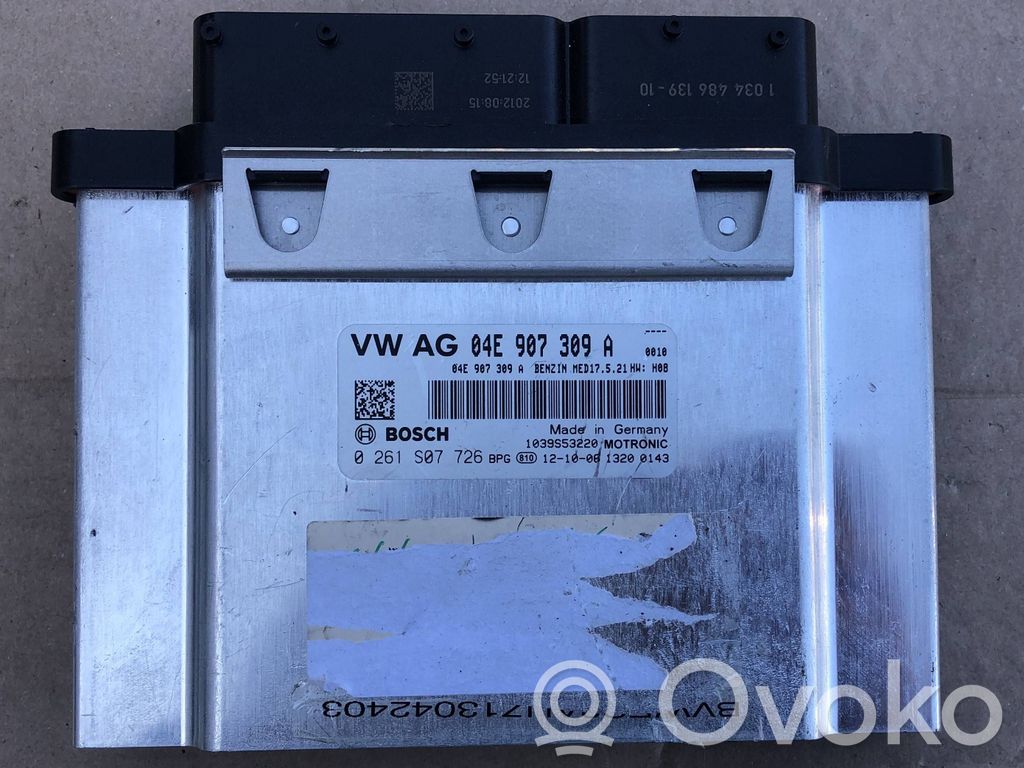 Engine control unit/module   04E907309A,0261S07726
