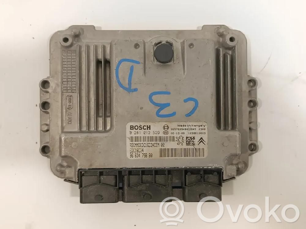 Engine control unit/module   1939XW,RBCMMDEDC16C34CEM,0281012529