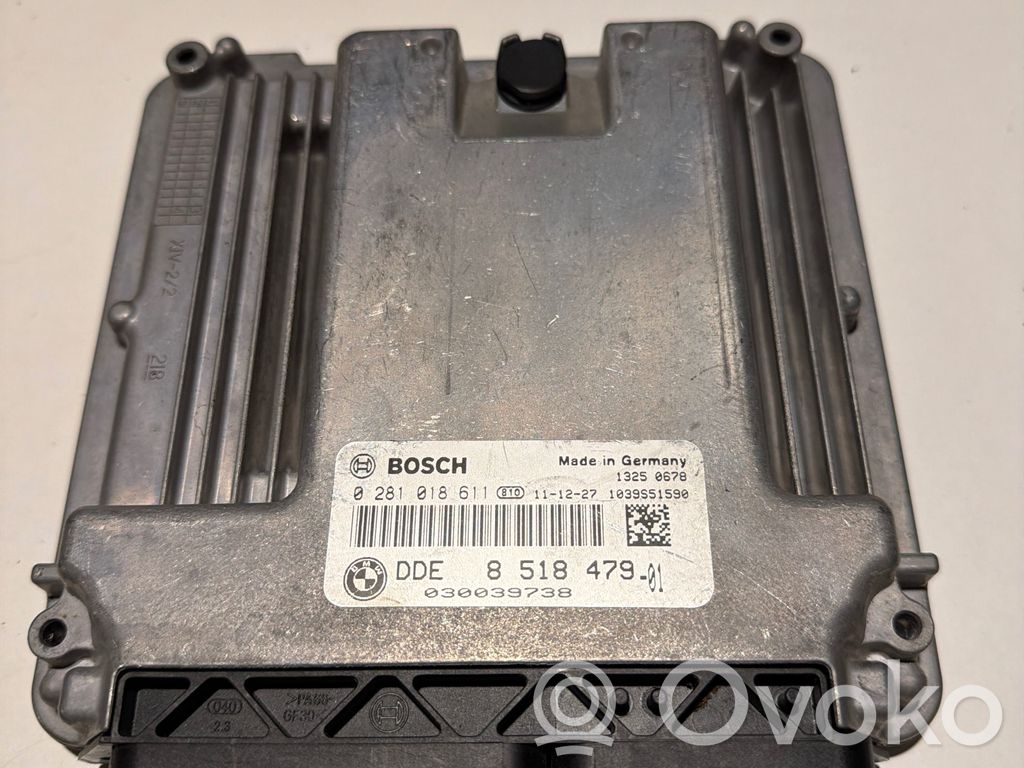 BMW 5 F10 F11 Engine ECU kit and lock set 
