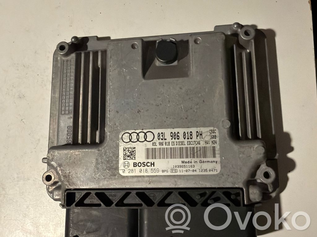 Engine control unit/module   03L906018PH,03L906018ES,0281018559