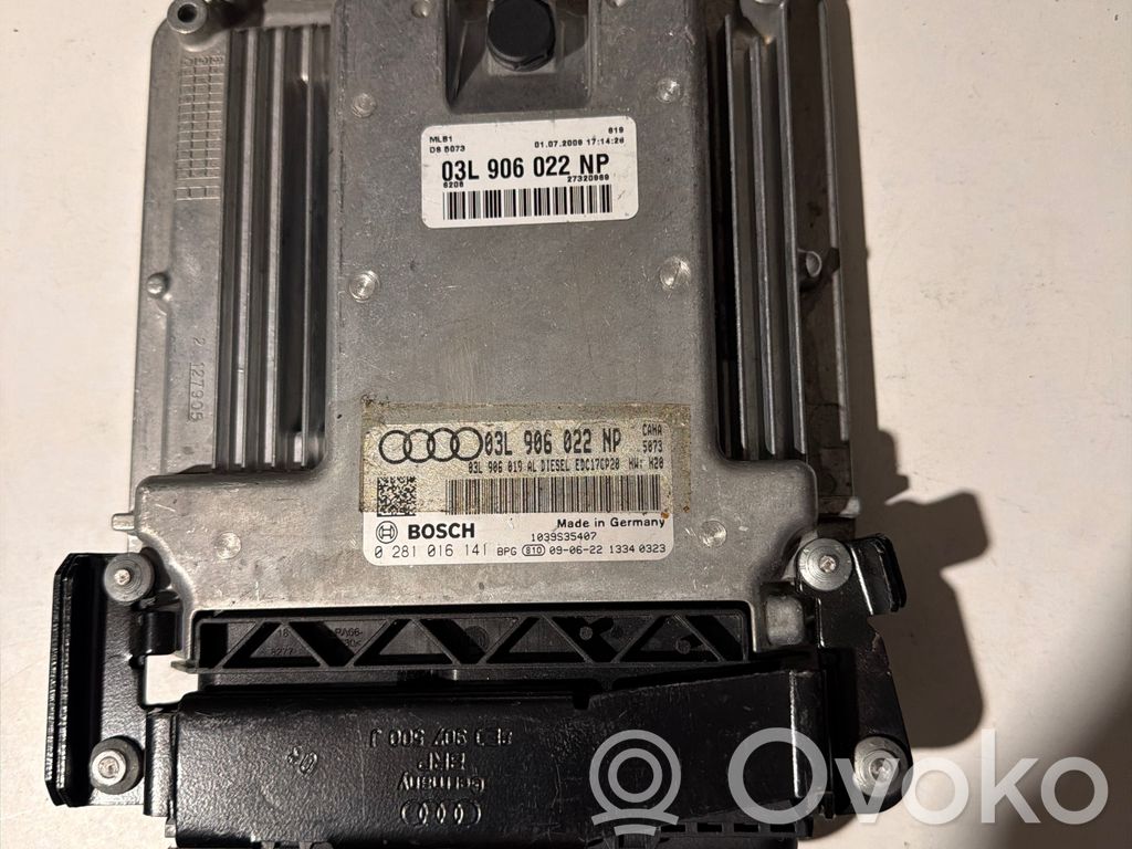 Engine control unit/module   03L906022NP,03L906019AL,0281016141