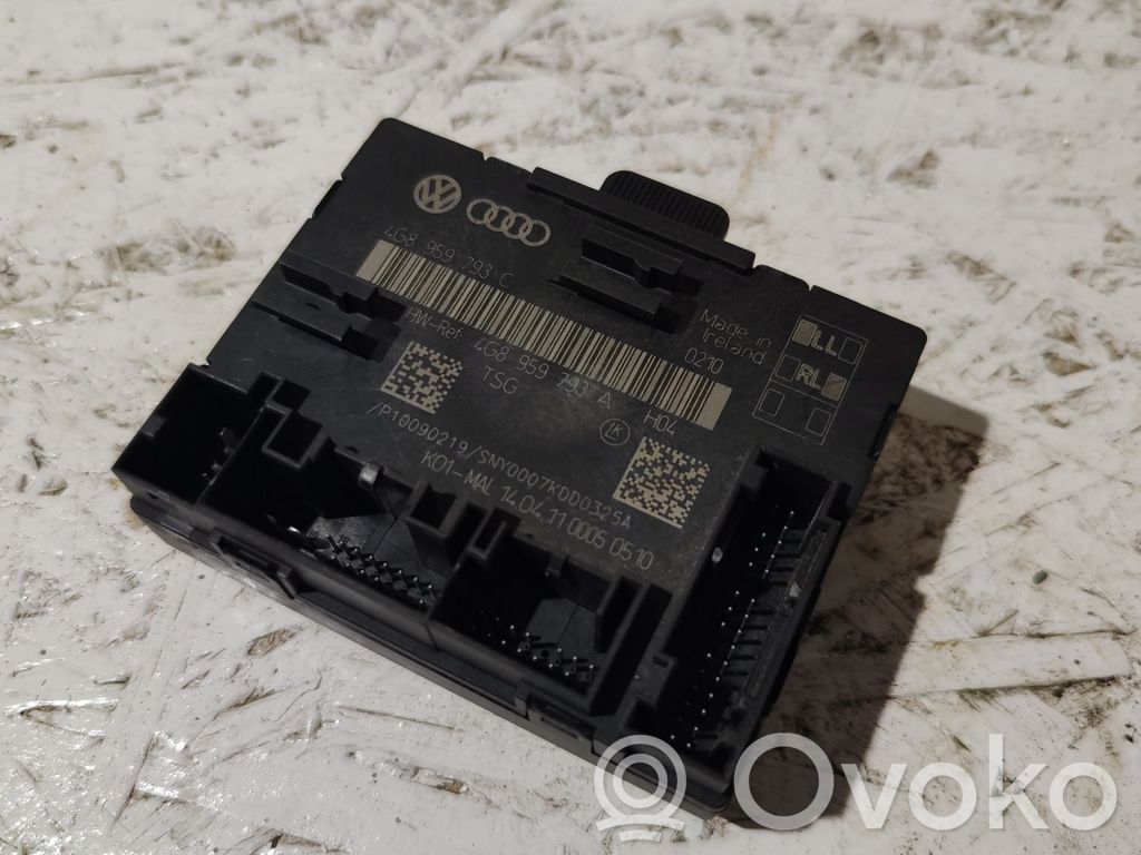 Audi A6 S6 C7 4G Oven ohjainlaite/moduuli 