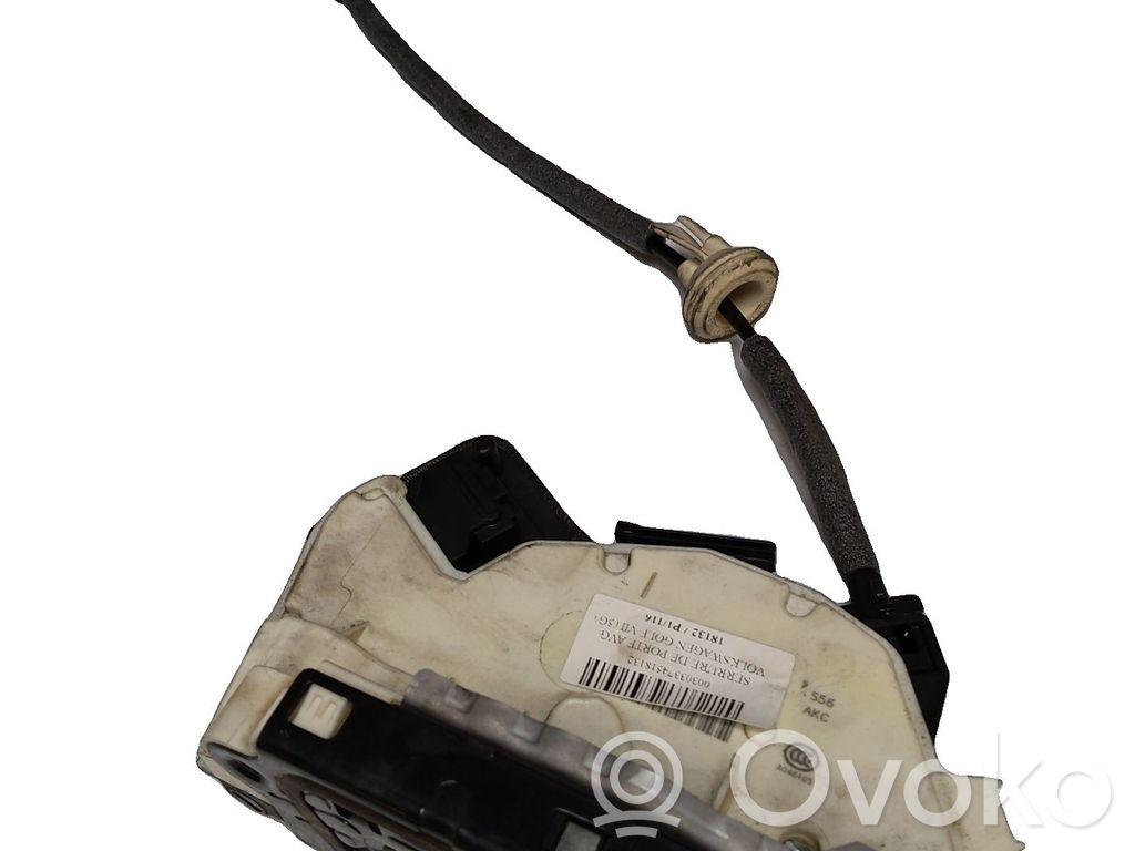 Volkswagen Golf VII Zamek drzwi przednich 