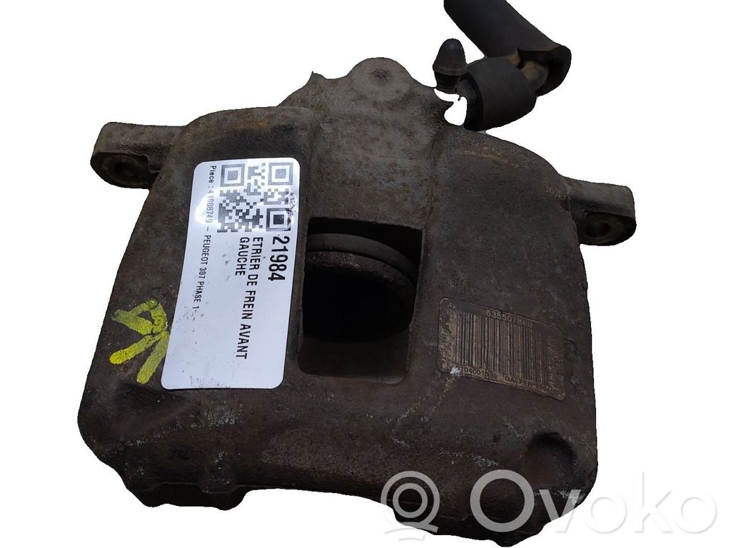 Peugeot 307 Zacisk hamulcowy przedni 