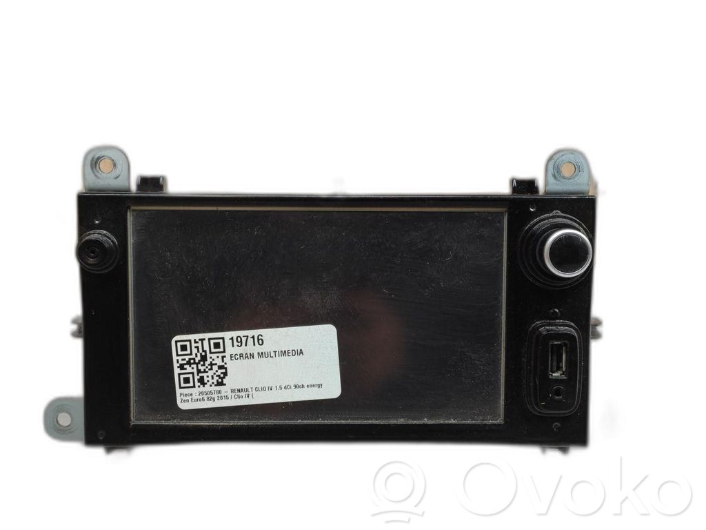 Renault Clio IV Monitor / wyświetlacz / ekran 