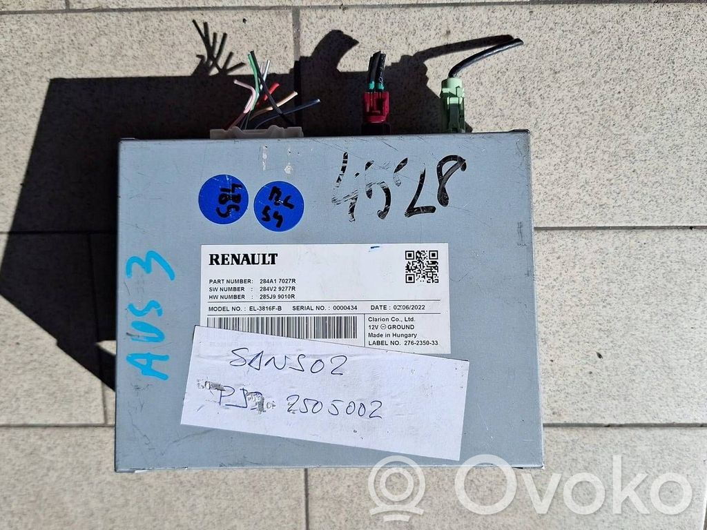 Autres unités de commande / modules   284A17027R,285J99010R,284V29277R
