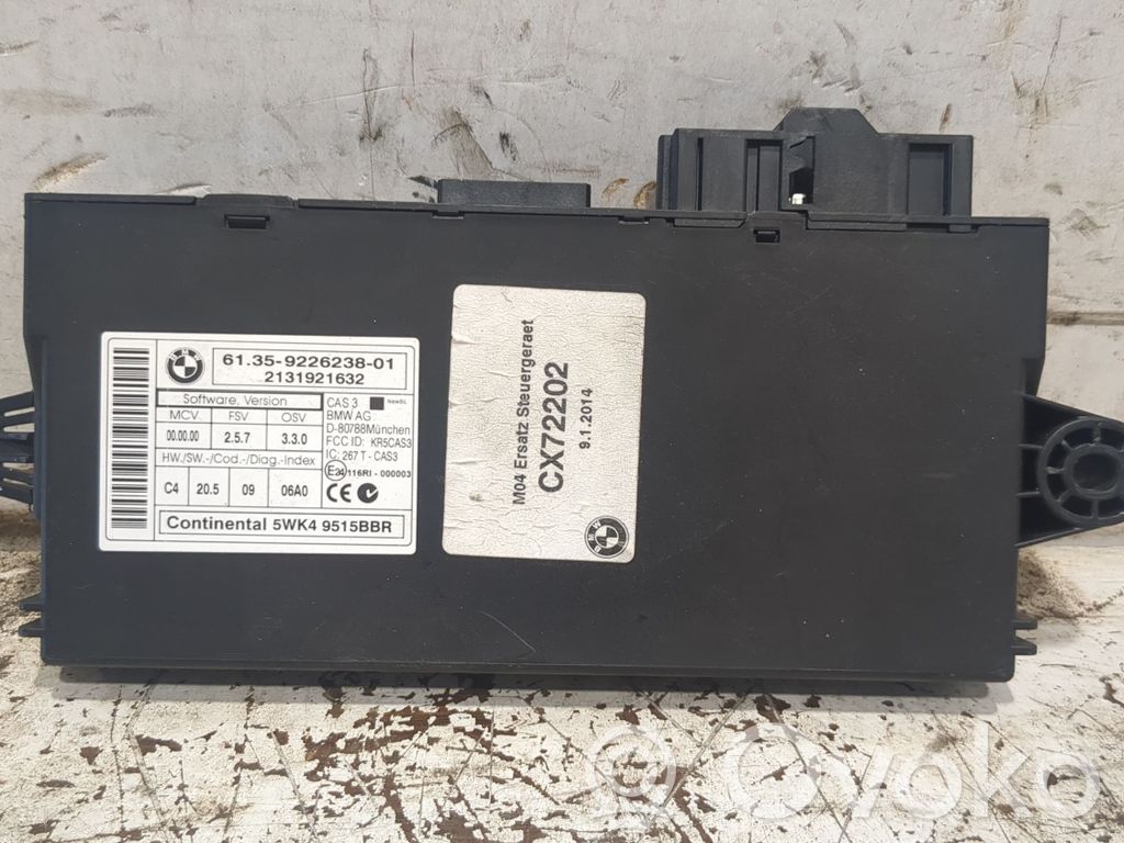 Engine ECU kit and lock set   9226238,5WK49515BBR,2131921632